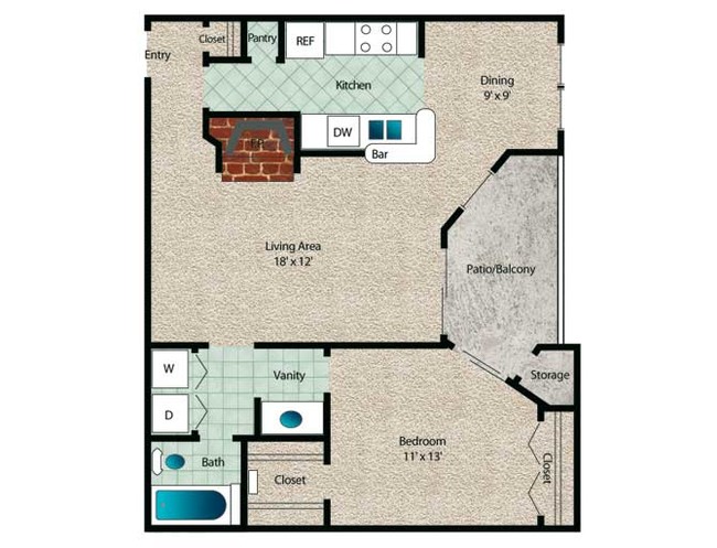 Floorplan - Woodland Hills