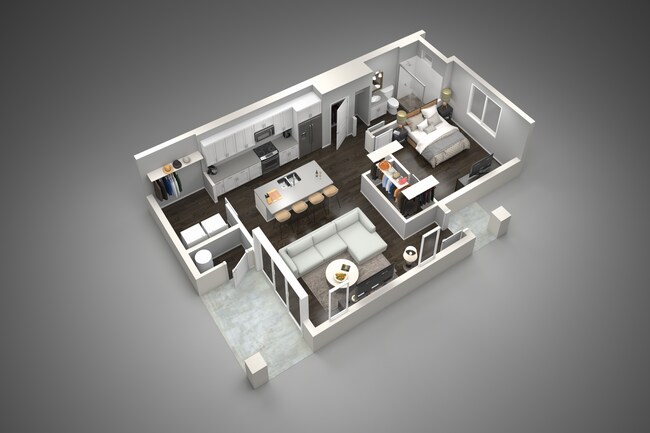EVR_Porter_floorPlan_1Bedr_3D.jpg - EVR Porter