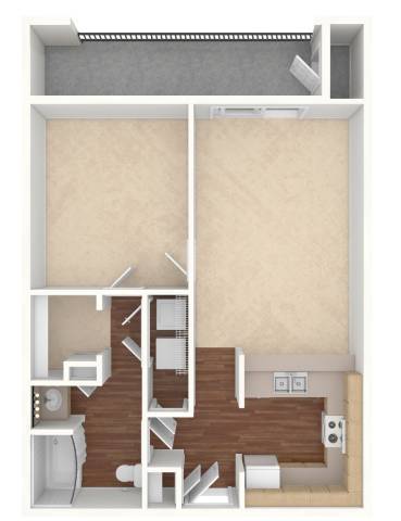 Floorplan - Abbotts Creek Apartments