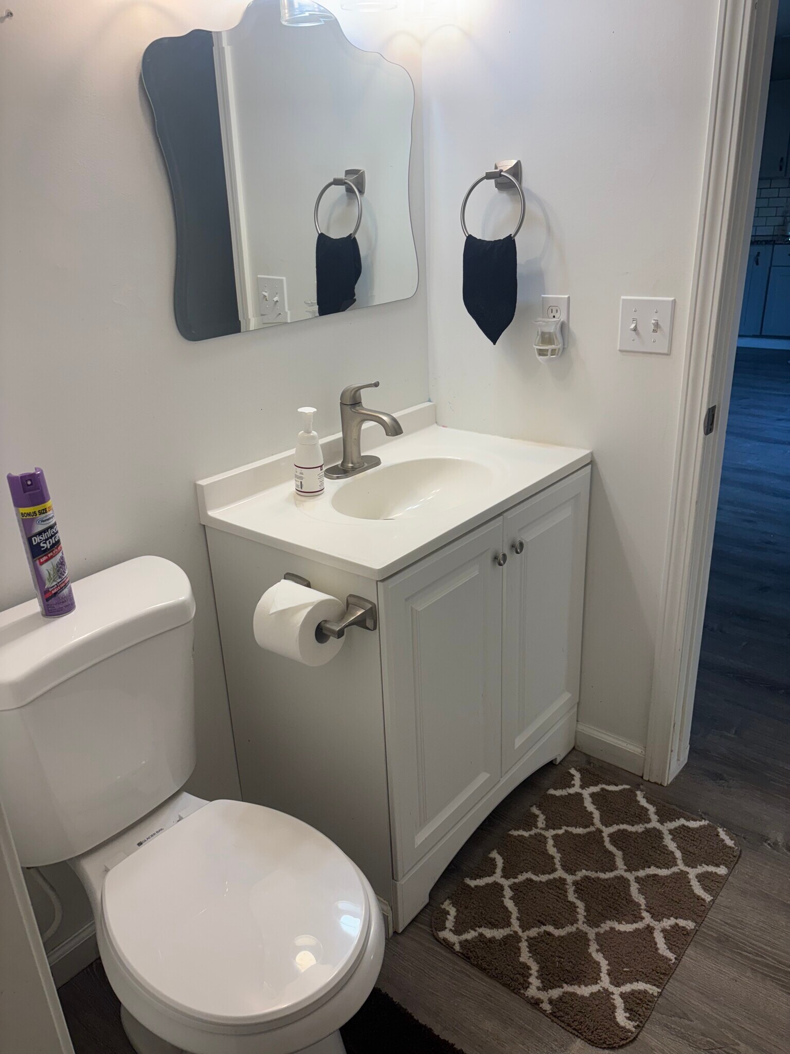 Down stairs bathroom and laundry room - 402 Granada Dr