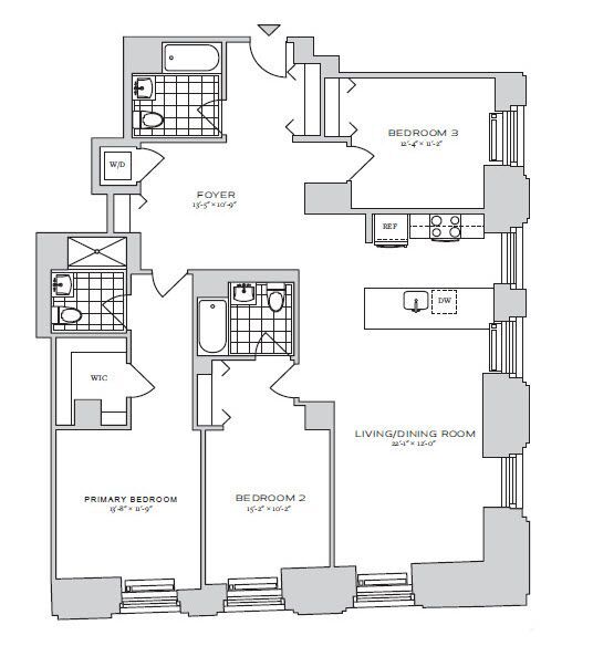 Floorplan - 70 Pine Apartments