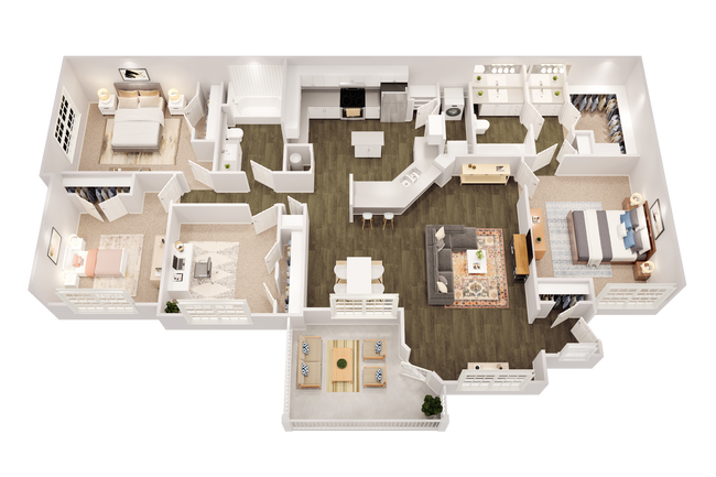 Floorplan - The Adair Apartment Homes