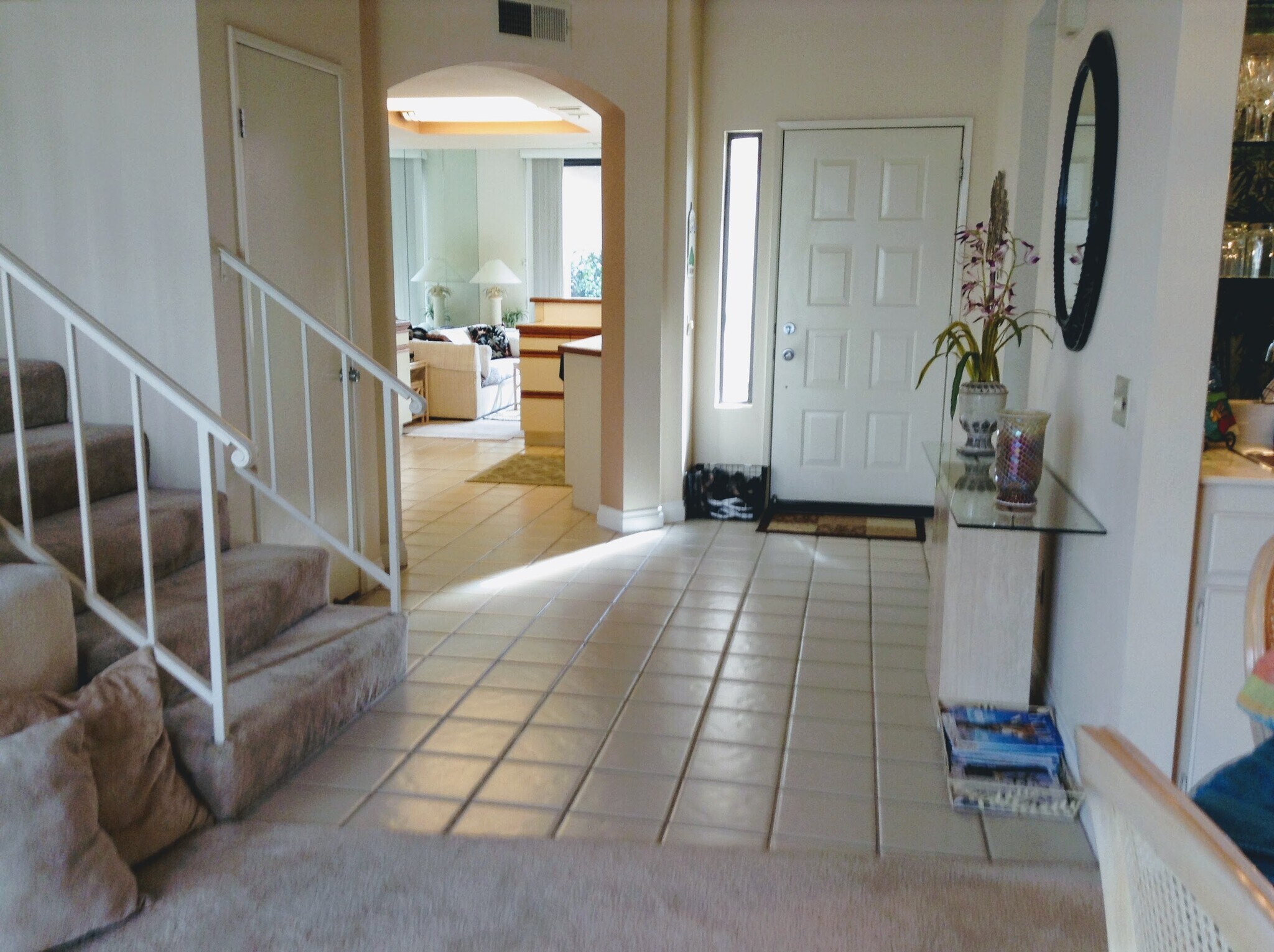foyer, front door and into kitchen - 55456 Firestone