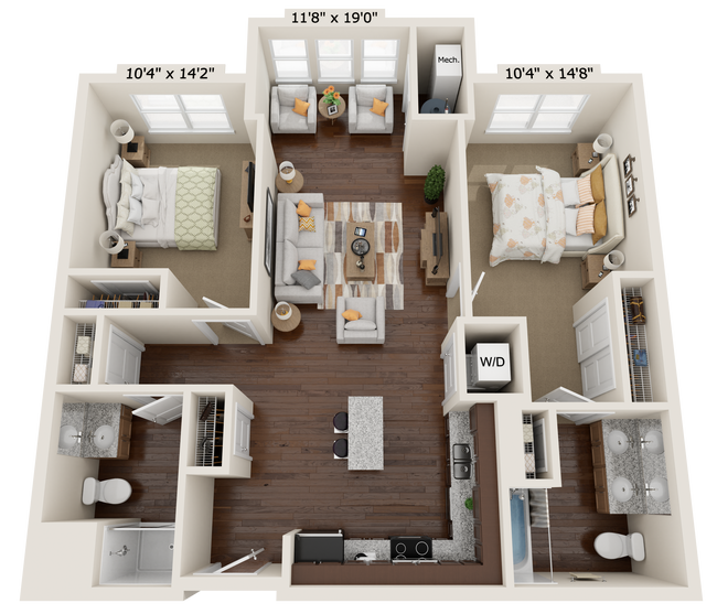 Floorplan - The Bend Arbordale