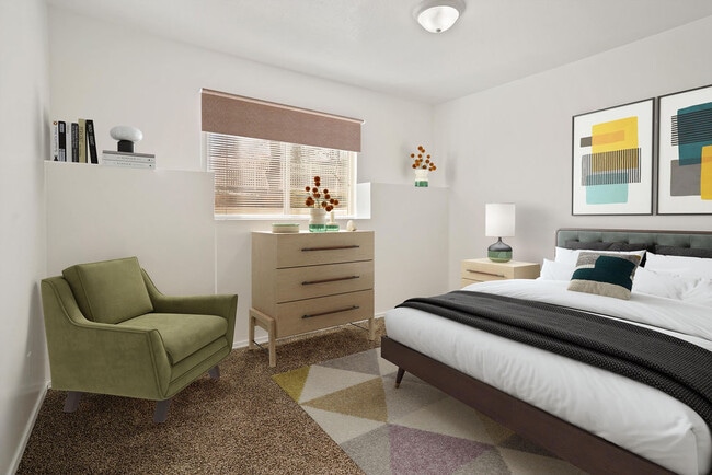 1 bd large bedroom - Elk Run Apartments