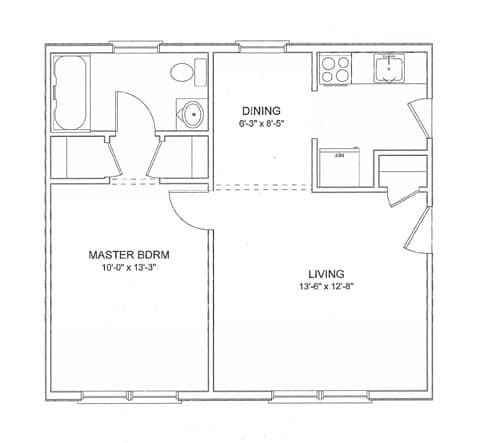1BR/1BA - Williamsburg Court