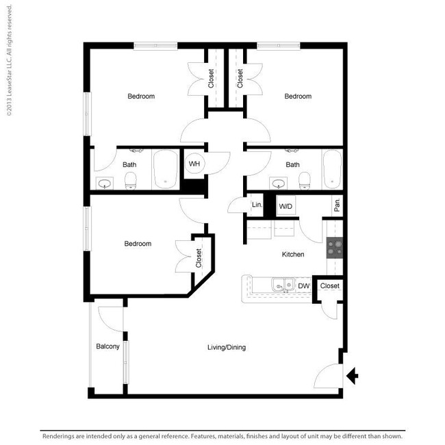 Floorplan - GE Tower by Cortland