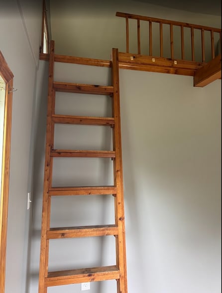 Ladder for storage loft - 44 Morgan St