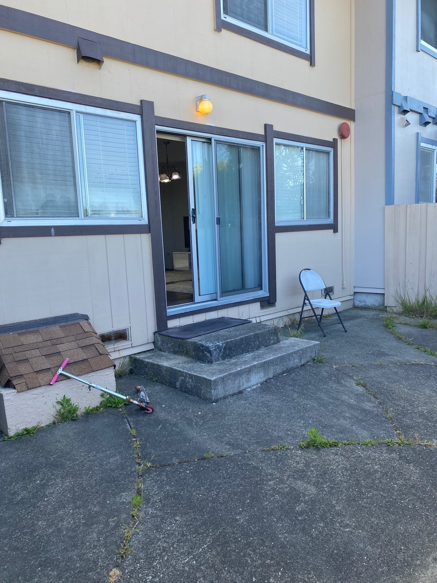 Back patio entrance - 3912 Haussman Ct