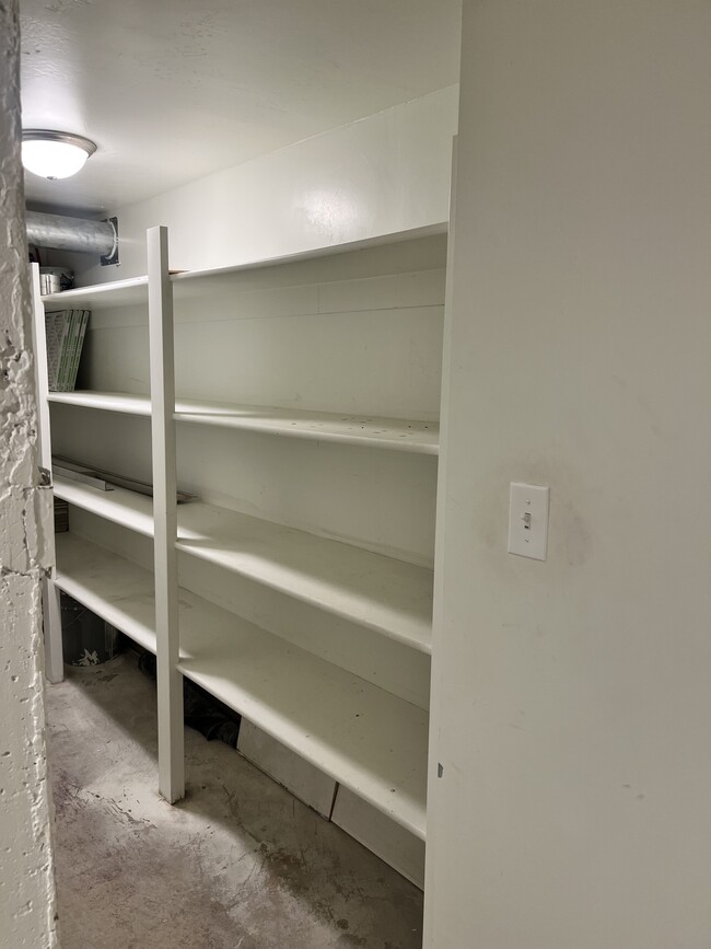 Storage in Basement - 555 N 300 E