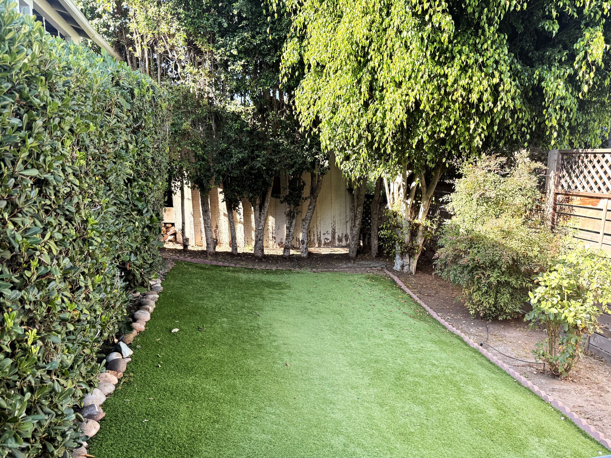 Faux Grass Back Yard - 4574 Florida St
