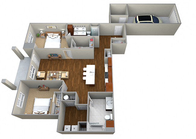 Floorplan - Cedar Place Apartments