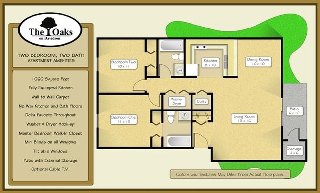 2BR/2BA - The Oaks on Davidson