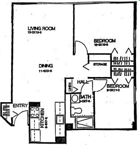 2BR/1BA - Knox Landing