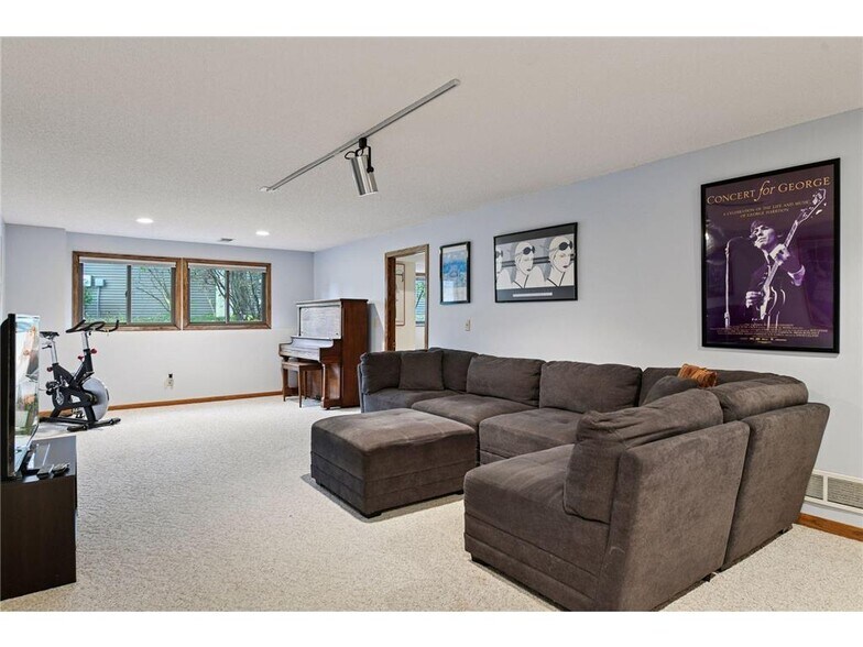 Lower level living area - 9933 Balmoral Ln