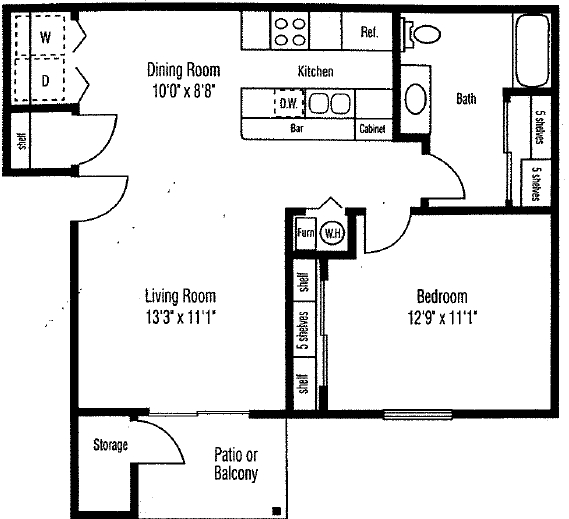 1BR/1BA - Lyons Gate Apartments