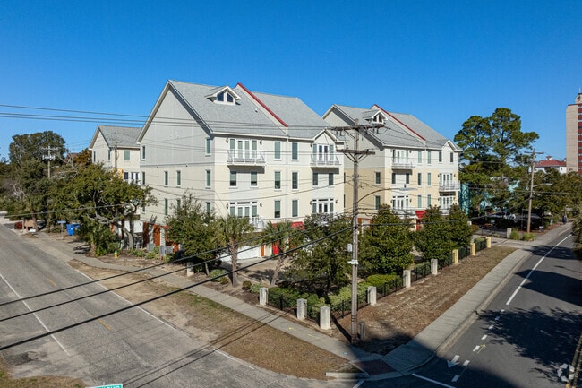Wide building view. - 7401 N Ocean Blvd