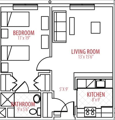 1BR/1BA - Sydenham Commons