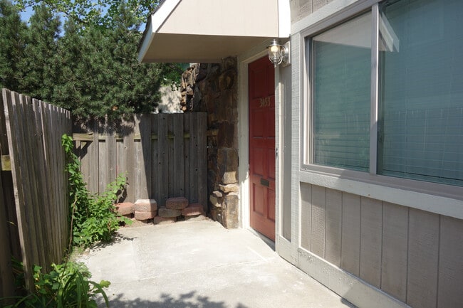 Inside the gated front patio - 3453 E 35th St