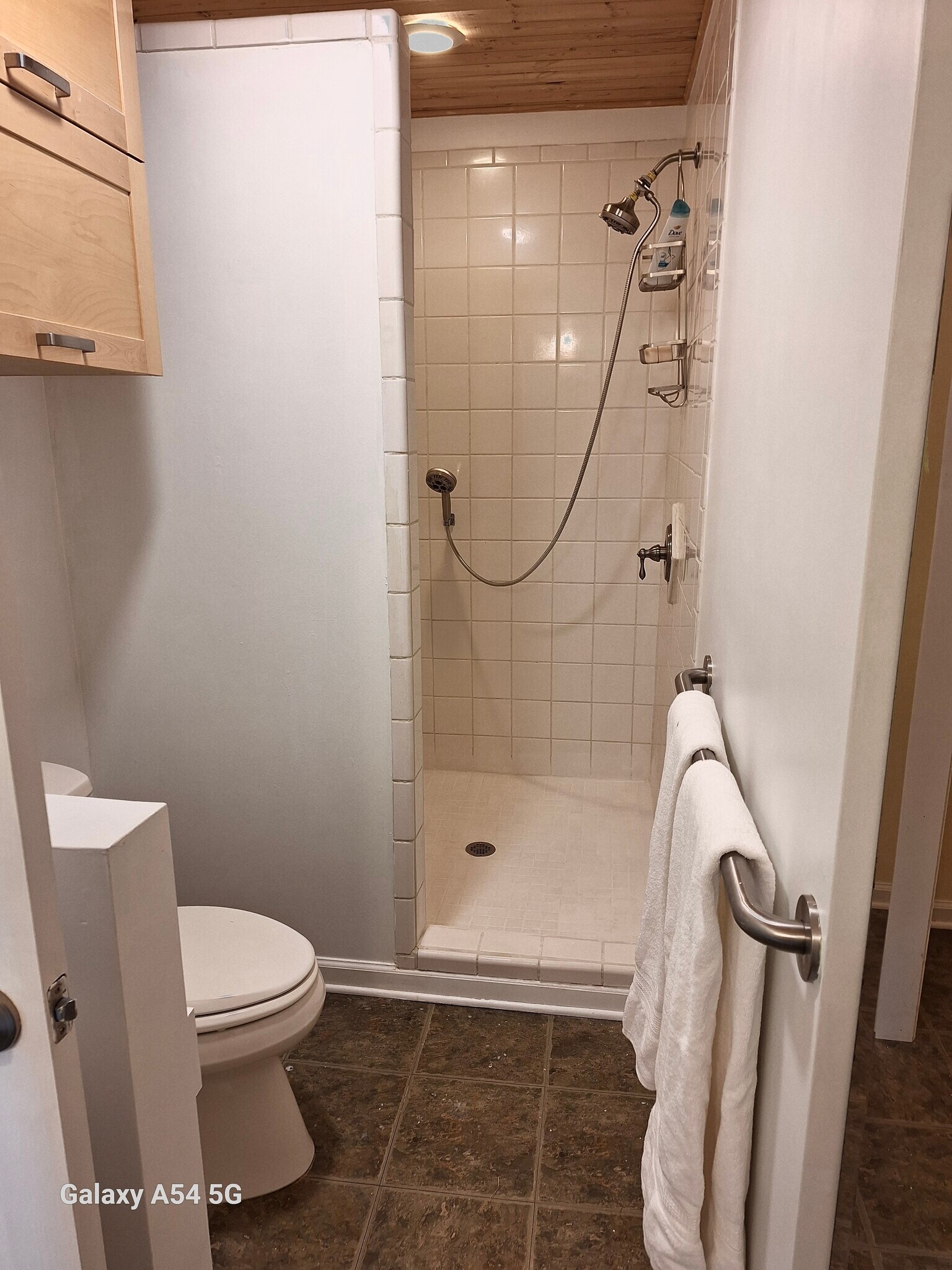 Large bath with walk in shower with seating - 4920 Mandel Rd