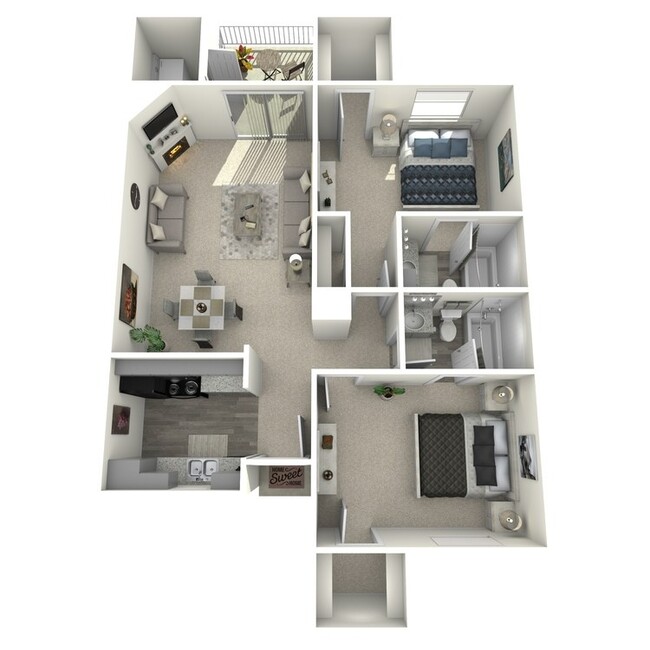 Floorplan - Water's Edge Apartments