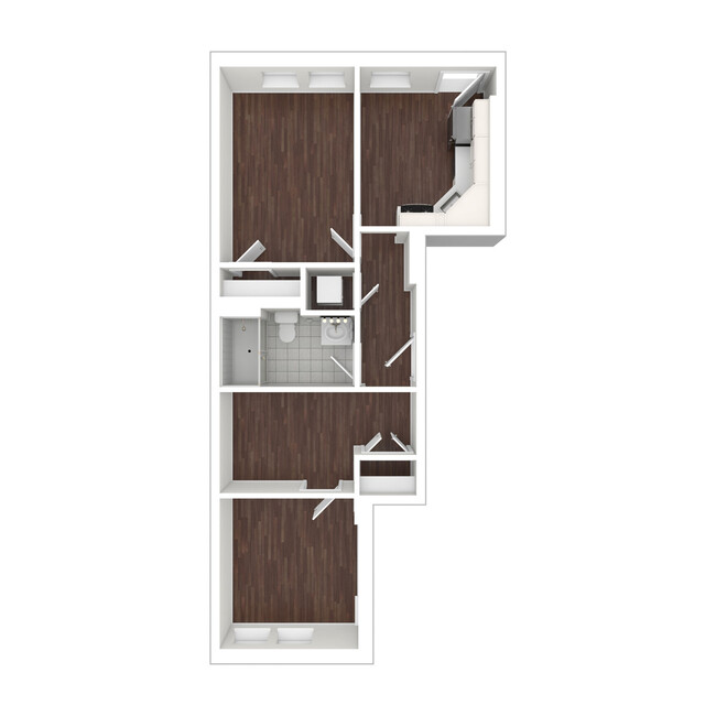 Floorplan - Clearway Apartments