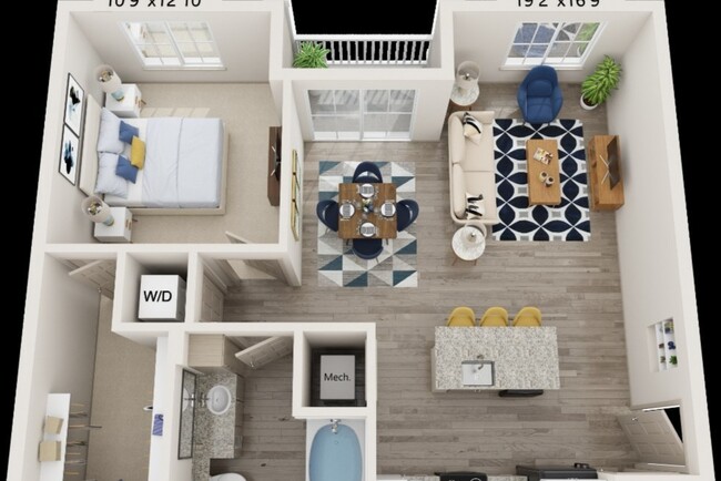 1 Bedroom - Berkmar Landing Apartments