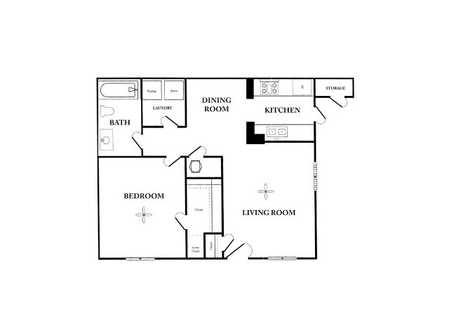 Floorplan - Edgewood Park Apartments