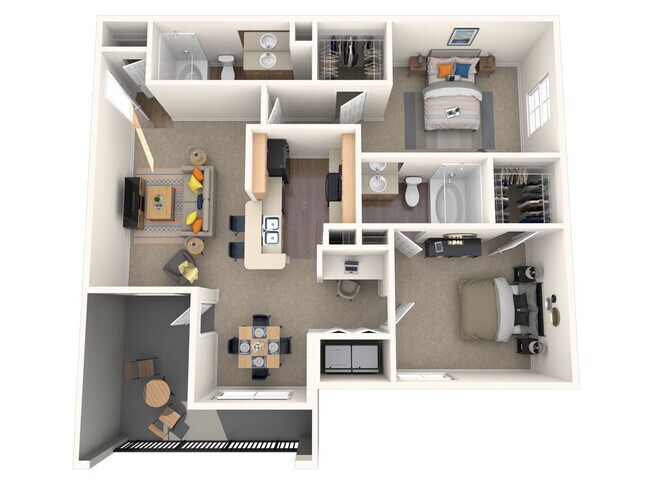 Floorplan - The Lodge at River Park