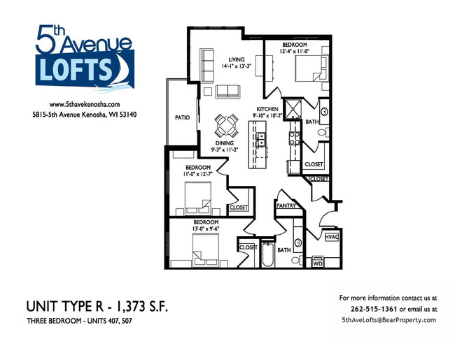 Floorplan - 5th Avenue Lofts