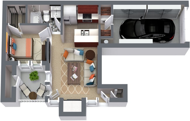 Floorplan - Western Station Apartments