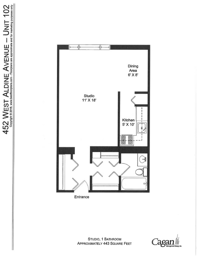 Floorplan - 452 W. Aldine