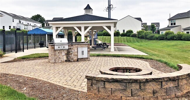 Community grill and firepit - 113 Brookshire Ln