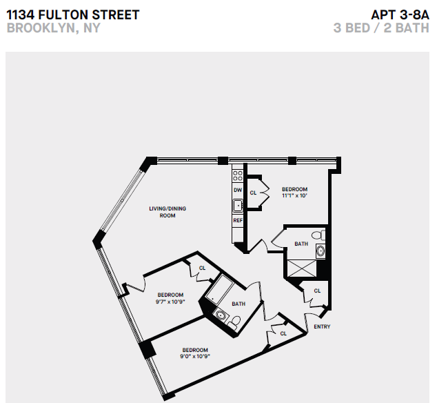 Floorplan - 1134 Fulton Street