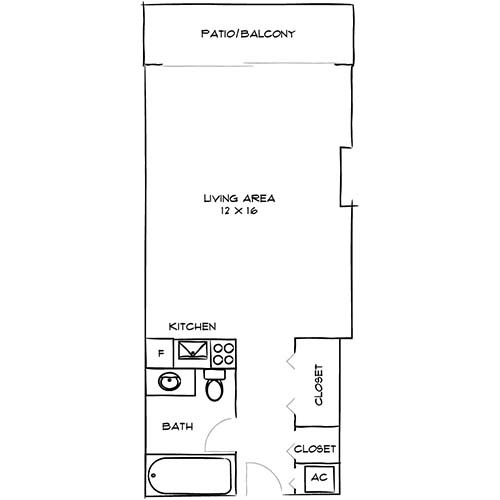 Floorplan - Bay Parc Apartment Homes