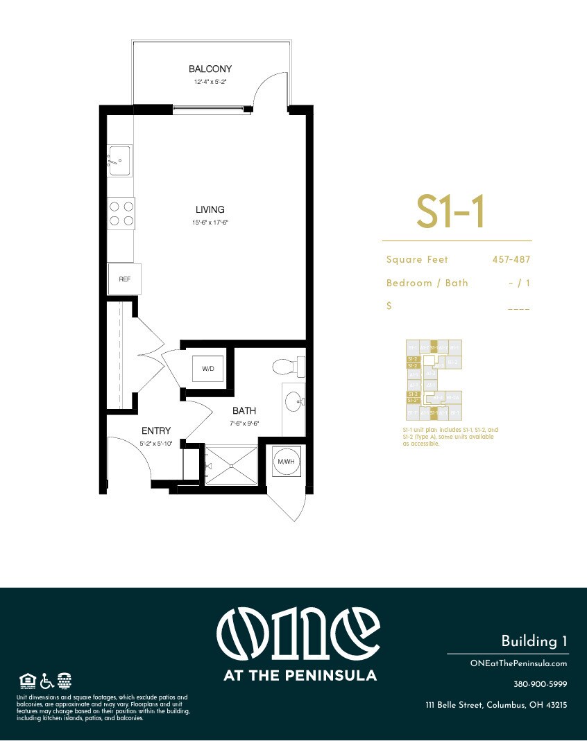 ONE AT THE PENINSULA 111 Belle St Columbus OH 43215 Apartment Finder