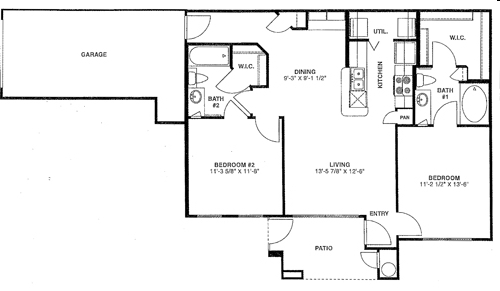 Plan D - Seville Place Apartments