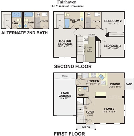 Floorplan - Manors at Brookmere
