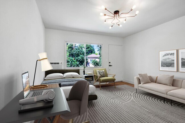 Building Photo - Newly renovated studio apartment with park...
