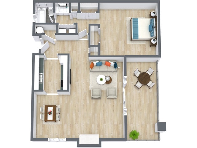 Floorplan - Arborside Apartment Homes