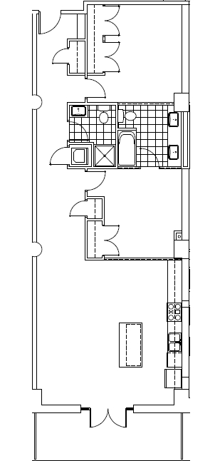 2BR/2BA - Chesapeake Lofts