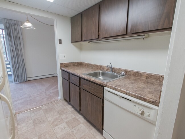 Sample Kitchen - Lake Club Apartments