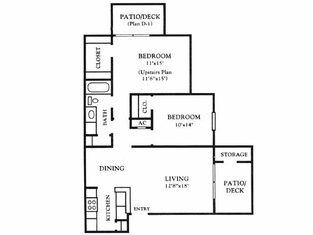 2BR/1BA - Cedars at Ellington