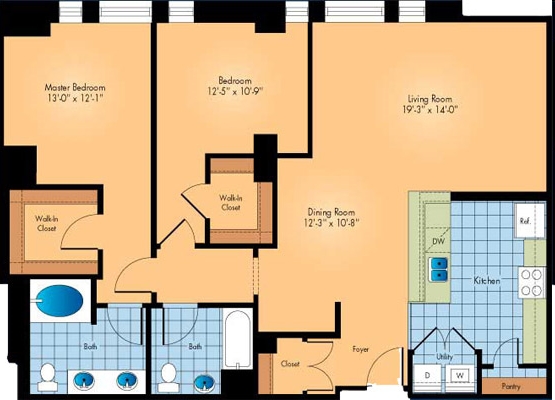 2BR/2BA - The Phoenix