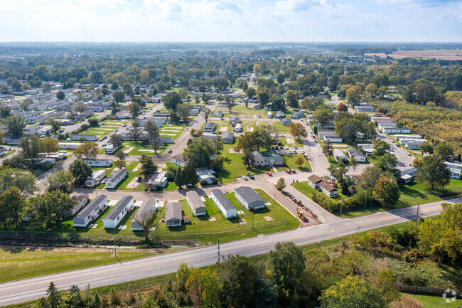 Aerial Photo - Willow Green Mobile Homes