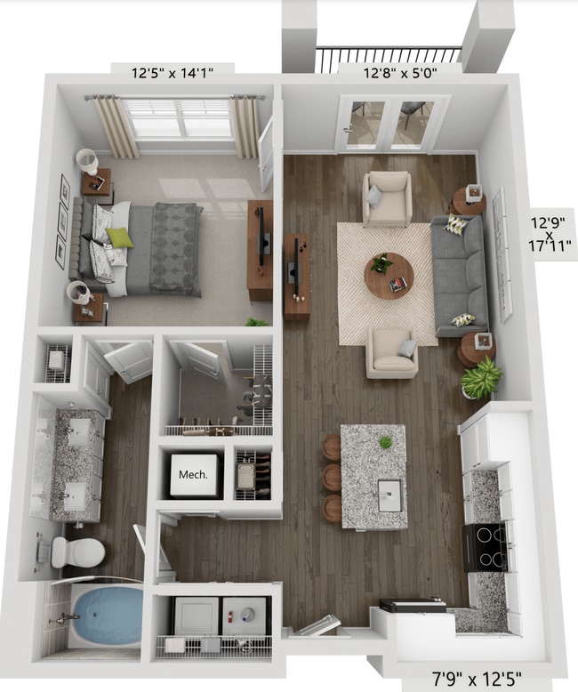 Floorplan - Meridian at Rogers Branch