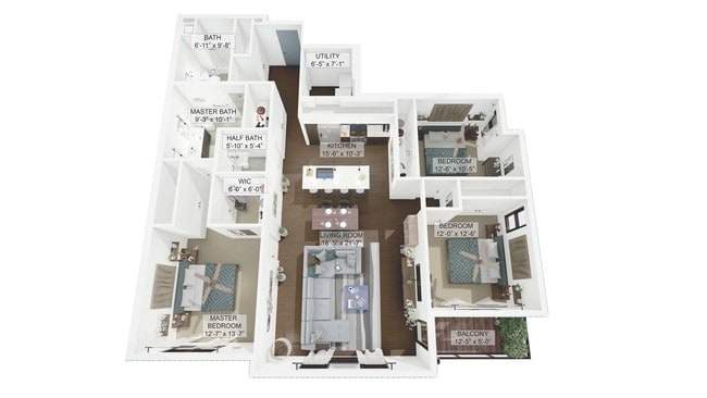Floorplan - La Collina Living in Little Italy Cleveland