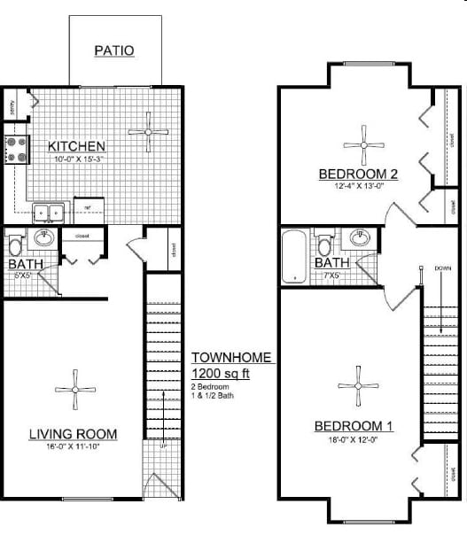 2BR/1.5BA - VICTORIA GARDENS APARTMENTS