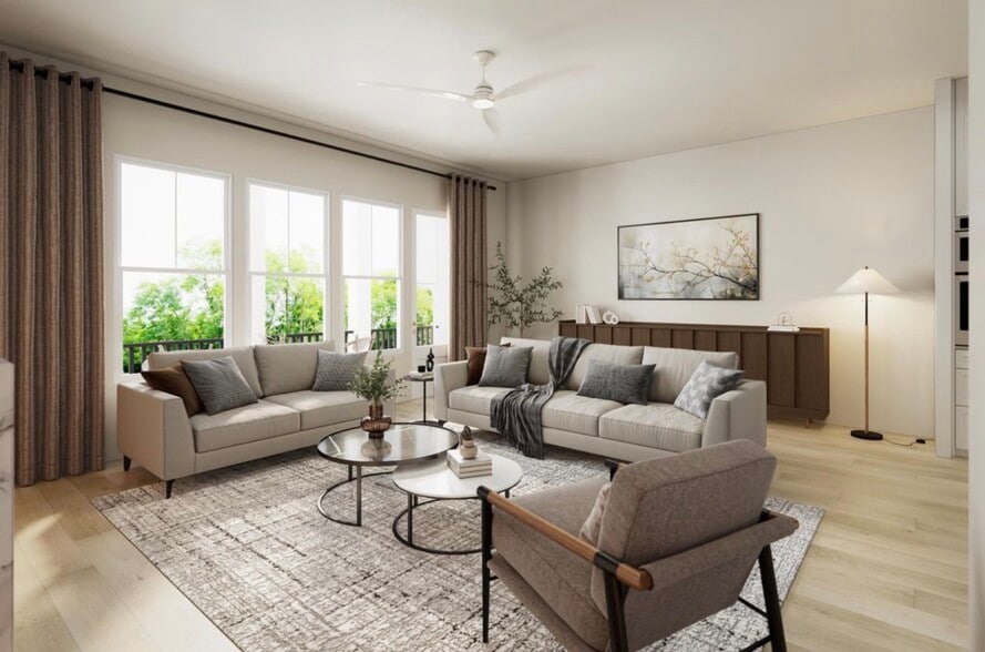 Family room with fireplace. - 107 Etta Way