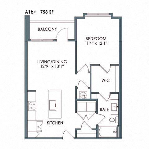 Floorplan - Meeder Flats Apartment Homes